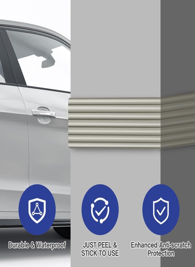 Innconee Garage Wall Protector, 10ft x 3.15in Garage Car Door Protector Waterproof Anti-Scratch Wall Bumper Guard Self Adhesive Rubber Strip for Warehouse Car Doors Parking Assist(Gray) - Image 4